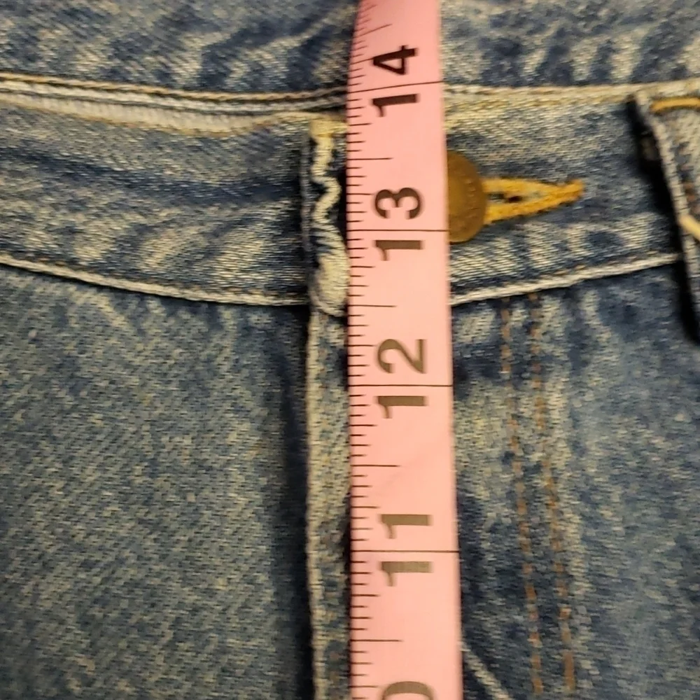 Wrangler Denim Shorts 40x8 Paint Stained 100% Cotton
